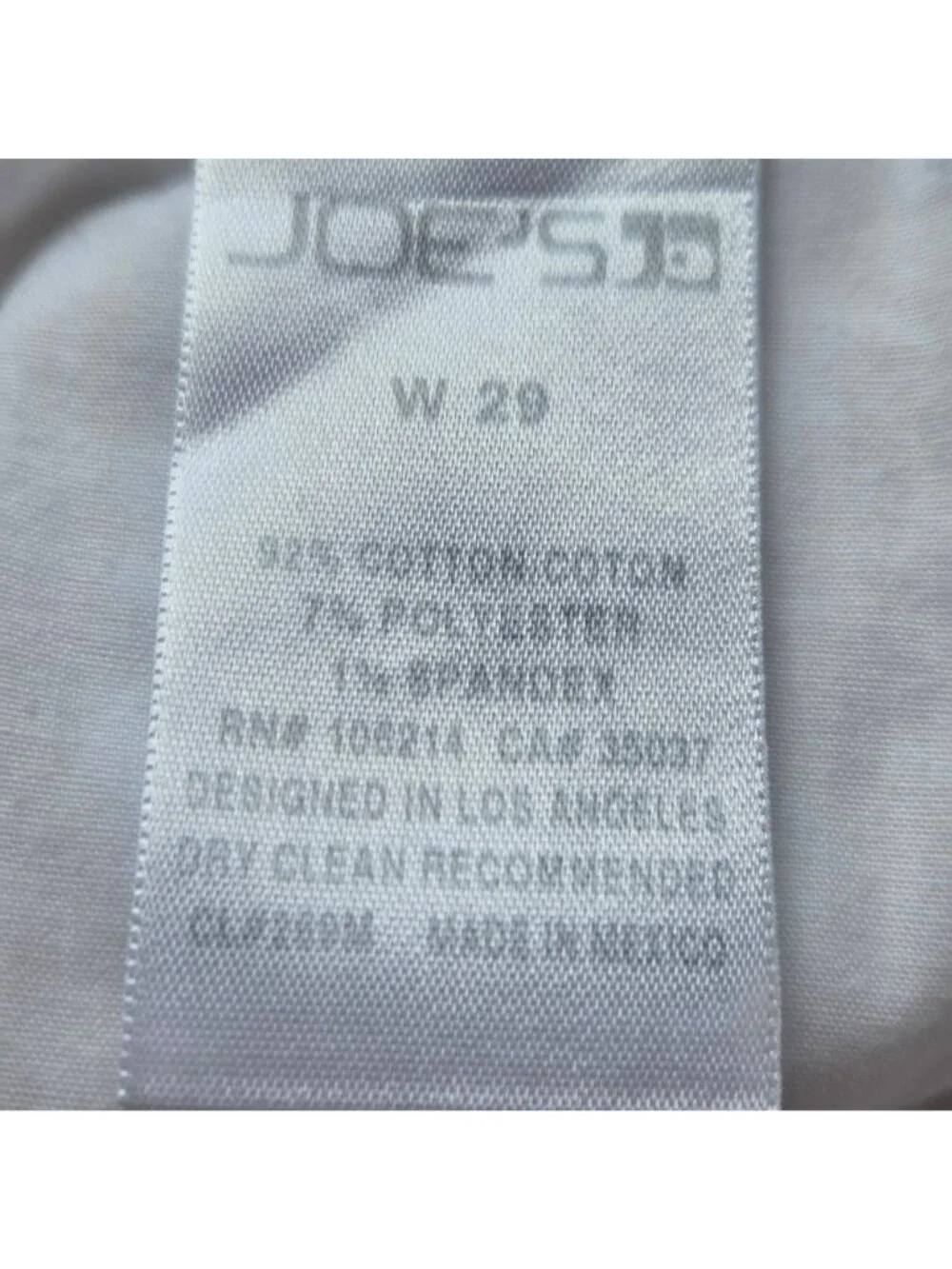 Joes Jeans White Denim Justen Bermuda Shorts Size 29